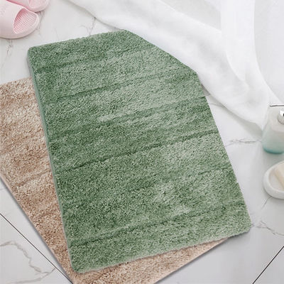 BSCI Fluffy Anti Bacteria Polyester Bath Rug With Reinforced Seams